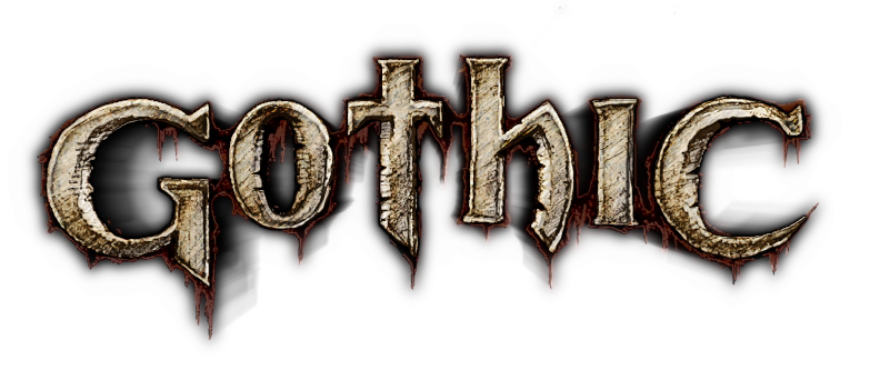 Earliest Gothic logo from 1998, reconstructed by Avallach