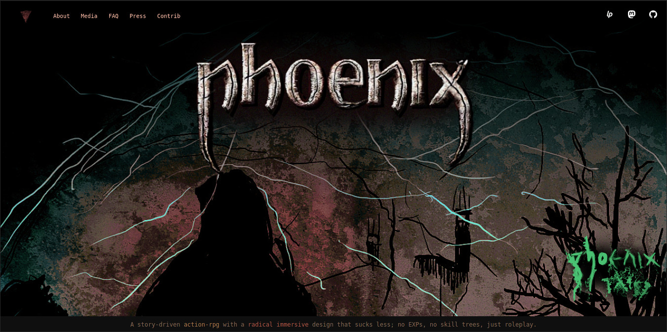 Unsere Projektseite phoenixthegame.com